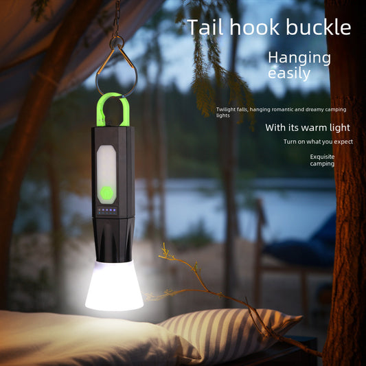 Outdoor Solar Camping Lights Telescopic zoom hanging multi-functional waterproof adventure emergency lighting camping lanterns