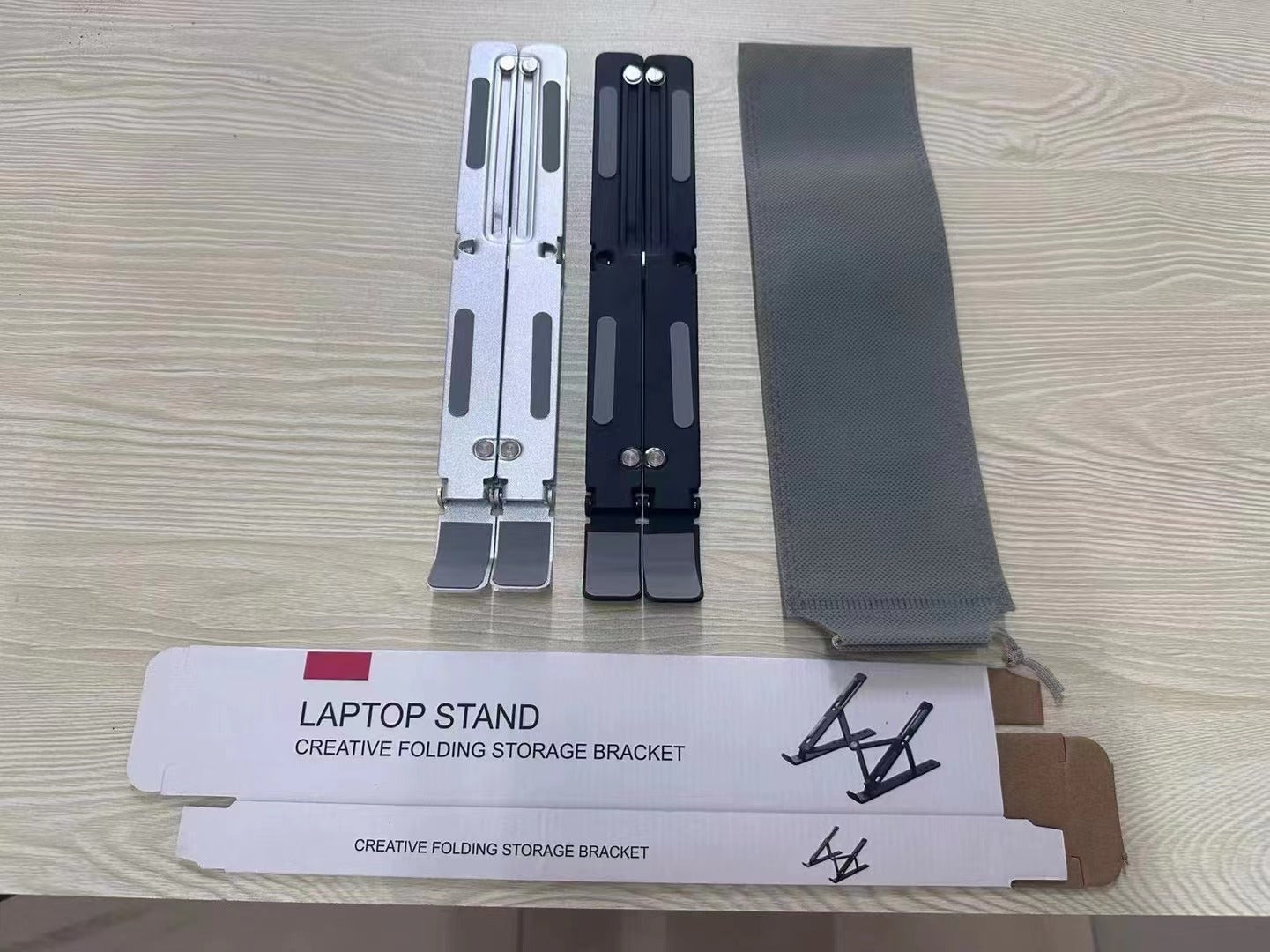 Cross-border N8 double-layer laptop stand, aluminum alloy tablet computer radiator, foldable storage, increased shelf