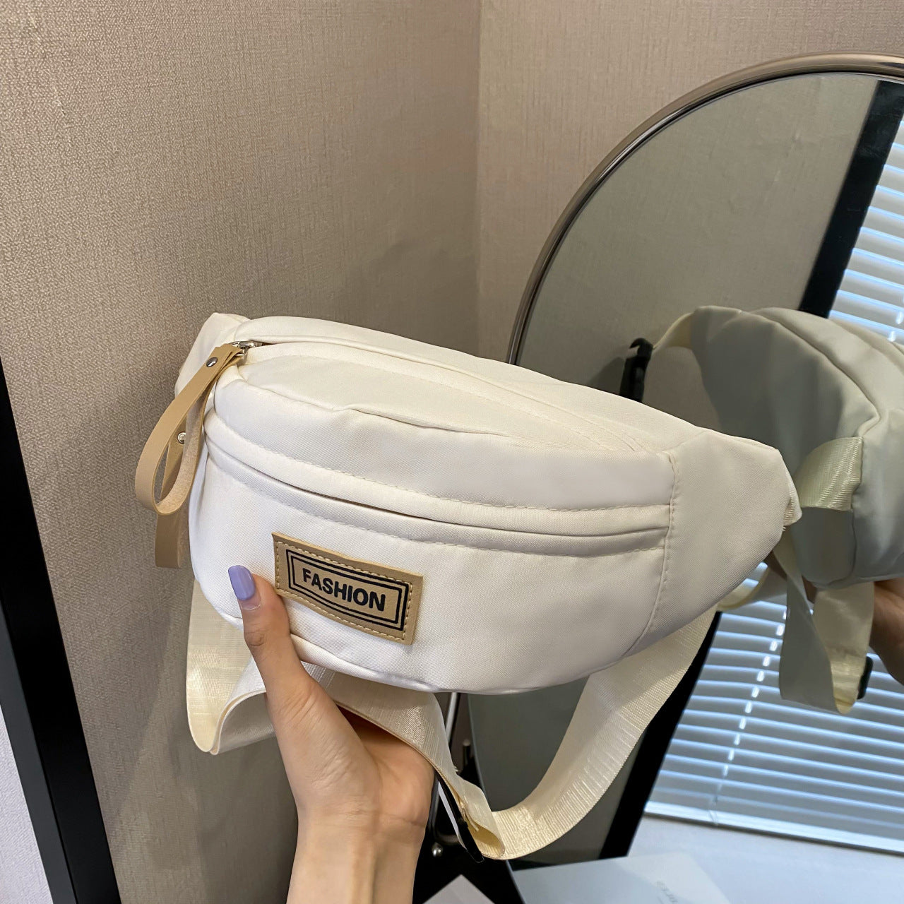 Internet celebrity fashion versatile multi-functional large-capacity women's bag, new student daily outdoor women's chest bag, waist bag