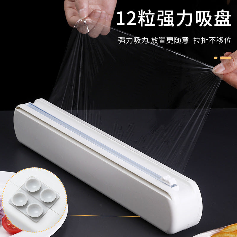 Cutter cutter suction cup wall mounted kitchen supplies cling paper tin foil splitter cut