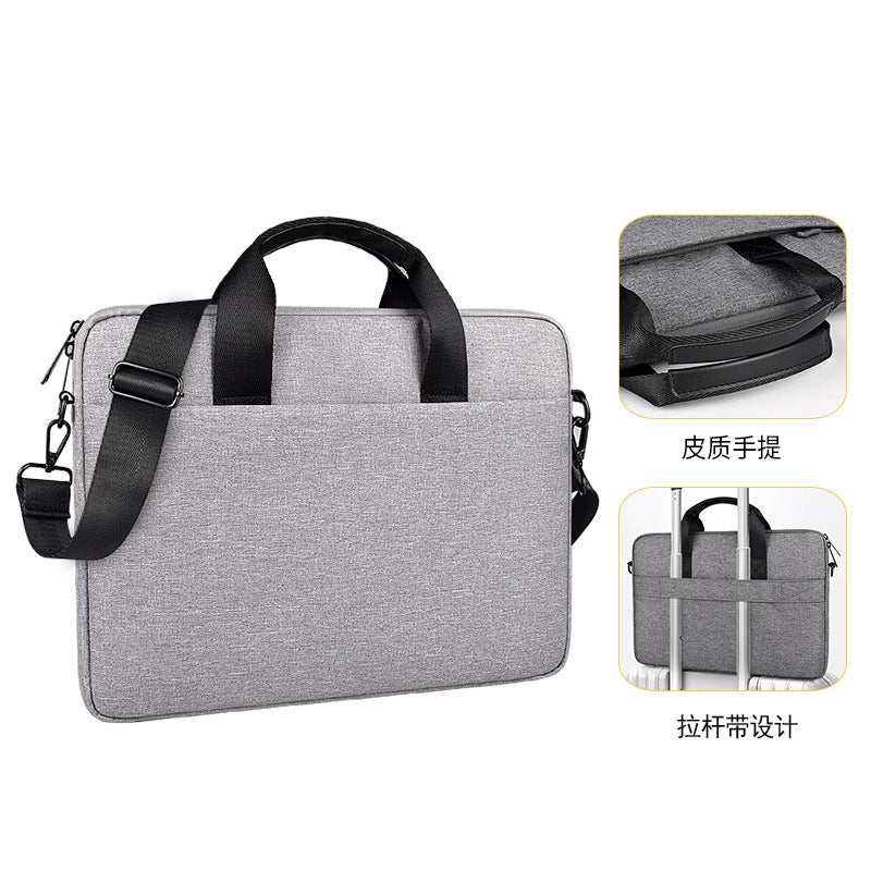 Wholesale Shoulder Laptop Bag Waterproof Briefcase 131415.6 inch Men & Women Can Print Logo