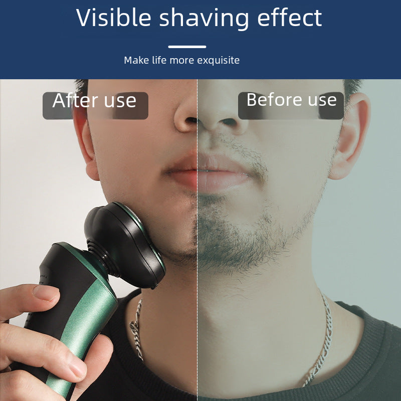 New smart digital display electric shaver head multifunctional beard knife battery full body wash razor wholesale