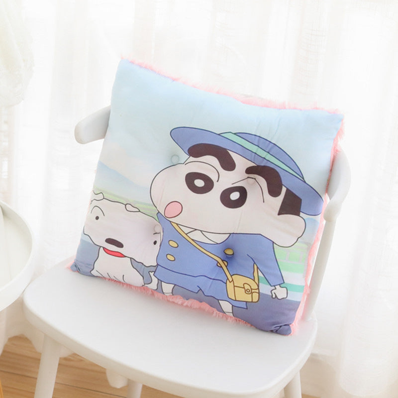 Cartoon crayon, small new cushion can be detachable and washable, student desk, chair cushion, sofa cushion, home tatami mat, butt cushion