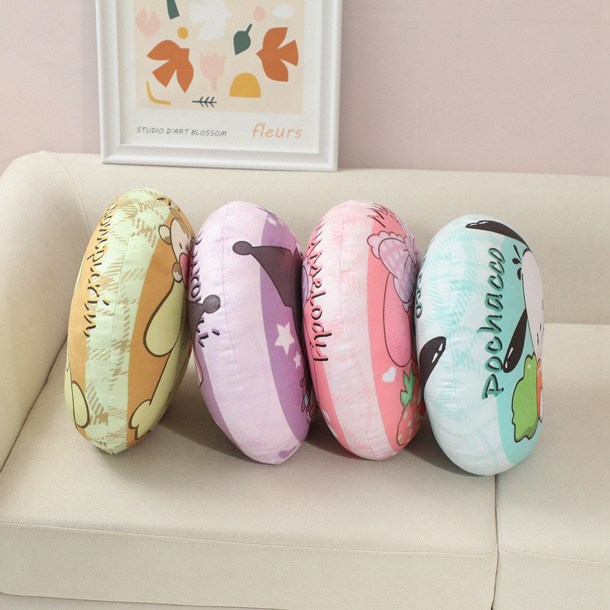 Culomi reversible sofa cushion cushion cartoon creative car cushion lumbar cushion adult office seat cushion