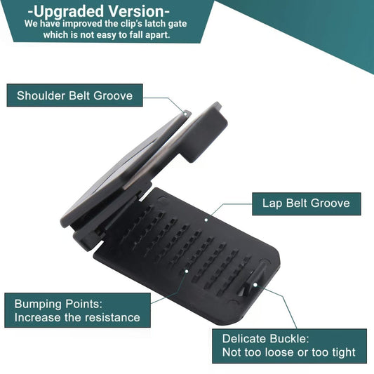 SenBelt Adjuster Harness Adjuster Device Calibrated Auto Parts Protector Neck and Shoulder Locking Buckle