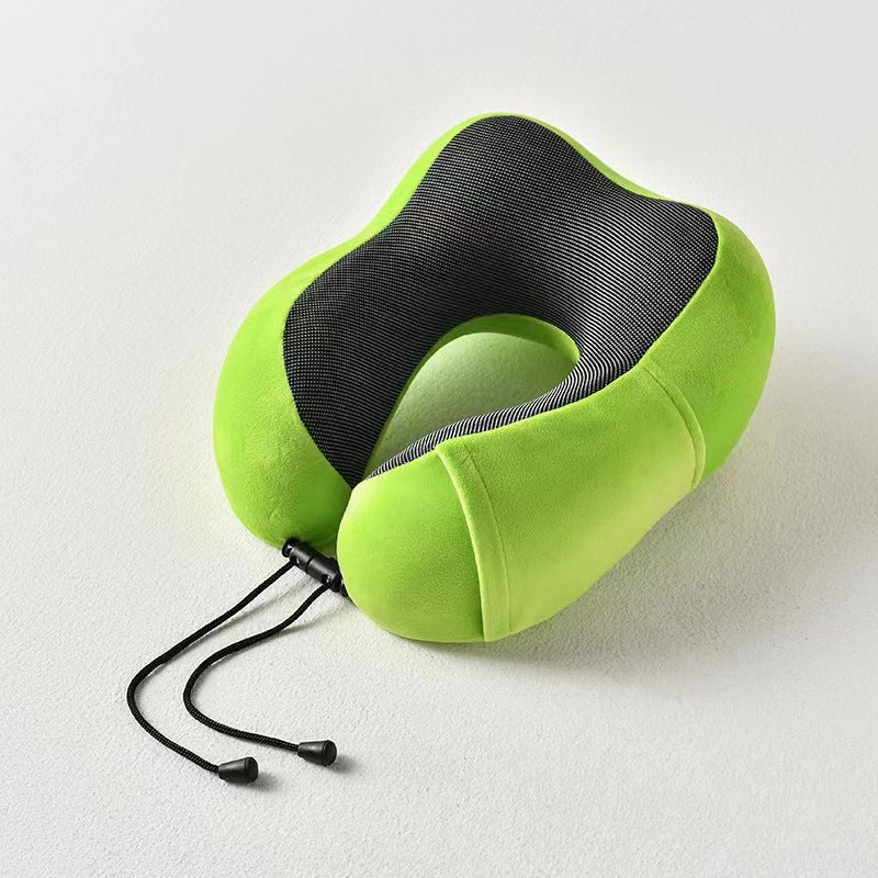 Memory foam U-shaped pillow can be collected U-shaped pillow gift car travel head pillow nap cervical spine neck pillow office