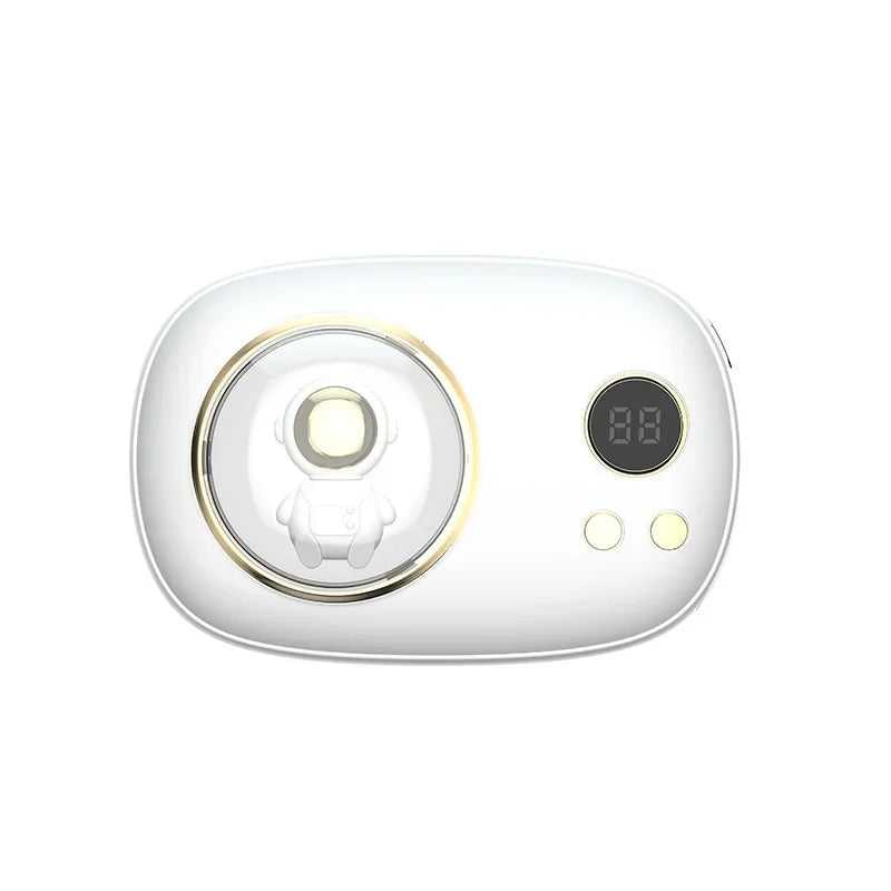 The new cross-border mini space number of people show 10,000 mAh hand warmer 2-in-1 charging