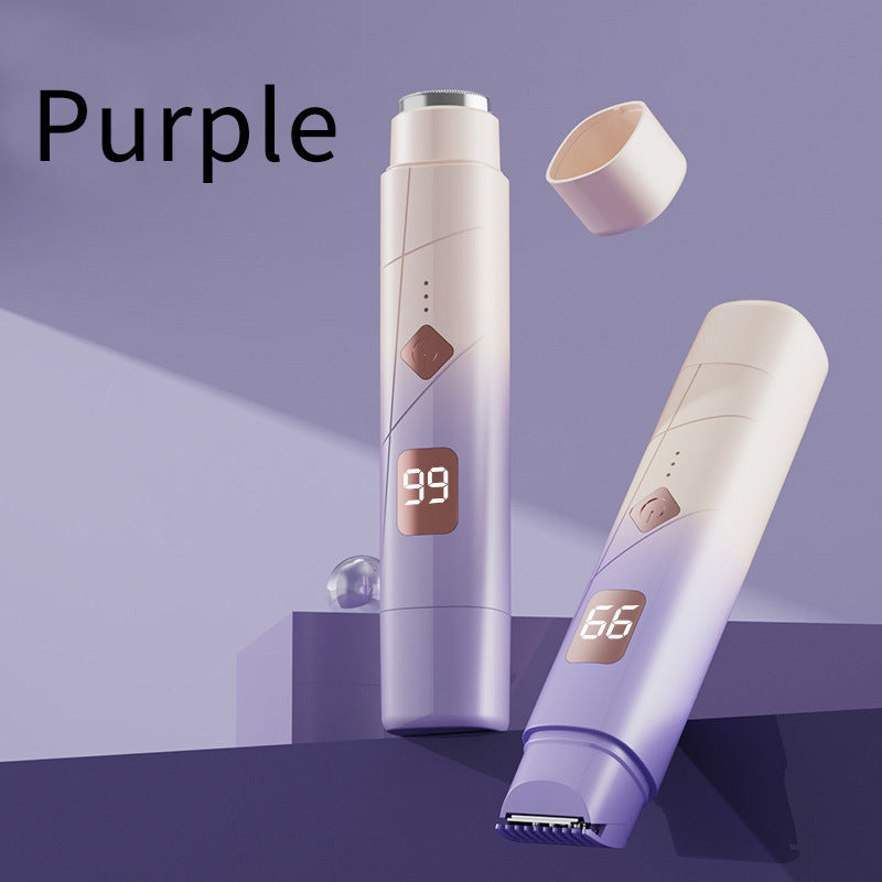 Electric shaver shaver portable gradient electric trim razor shaver for men and women epilator cross-border