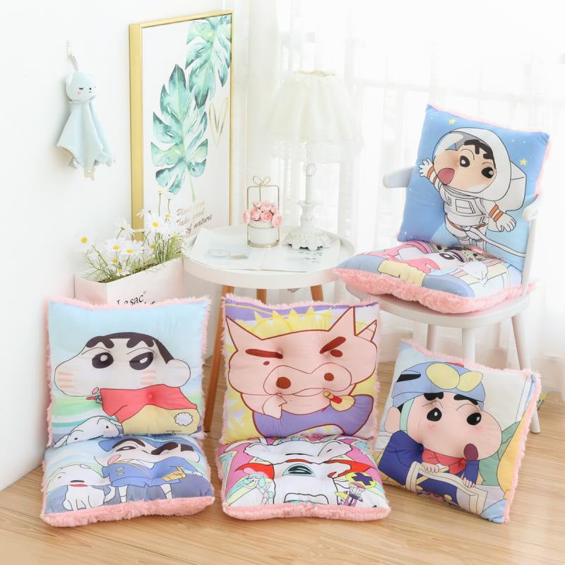 Cartoon crayon, small new cushion can be detachable and washable, student desk, chair cushion, sofa cushion, home tatami mat, butt cushion
