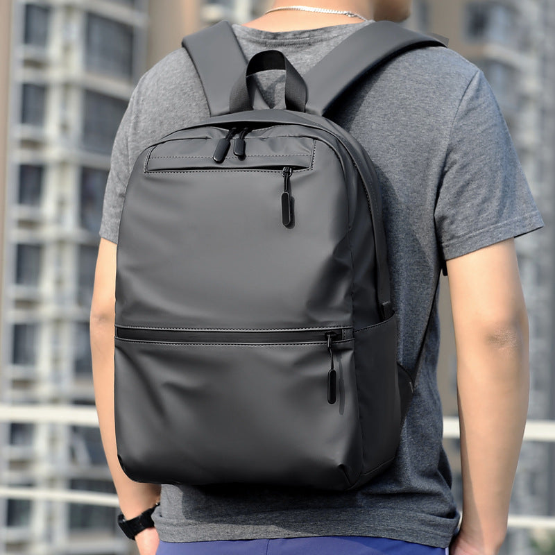 New Waterproof Large Capacity Backpack High School Student College Student School Bag Travel Commuter Computer Bag Men's Casual Backpack