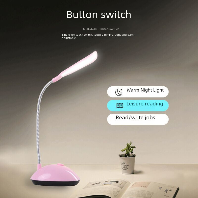 Factory direct sales small table lamp folding led table lamp student learning eye protection book lamp battery energy-saving mini night light