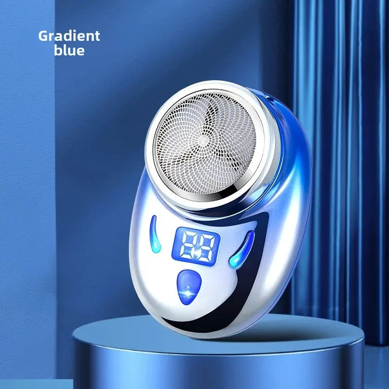 New Electric Shaver Men's Shaver Washable Mini Beard Sharpener Small Portable Rechargeable One Piece Delivery