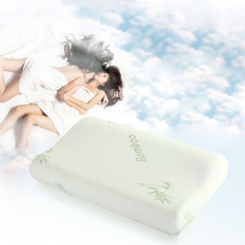The manufacturer sets the memory pillow slow rebound air layer coat wave adult pillow wavy pillow cervical vertebral pillow single