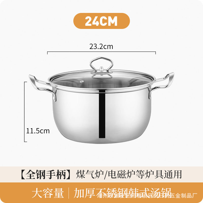 Year of the Dragon gift pots, non-magnetic stainless steel pots, amphora soup pots, heart-warming soup pots, arc-shaped pearl soup pots, induction cookers