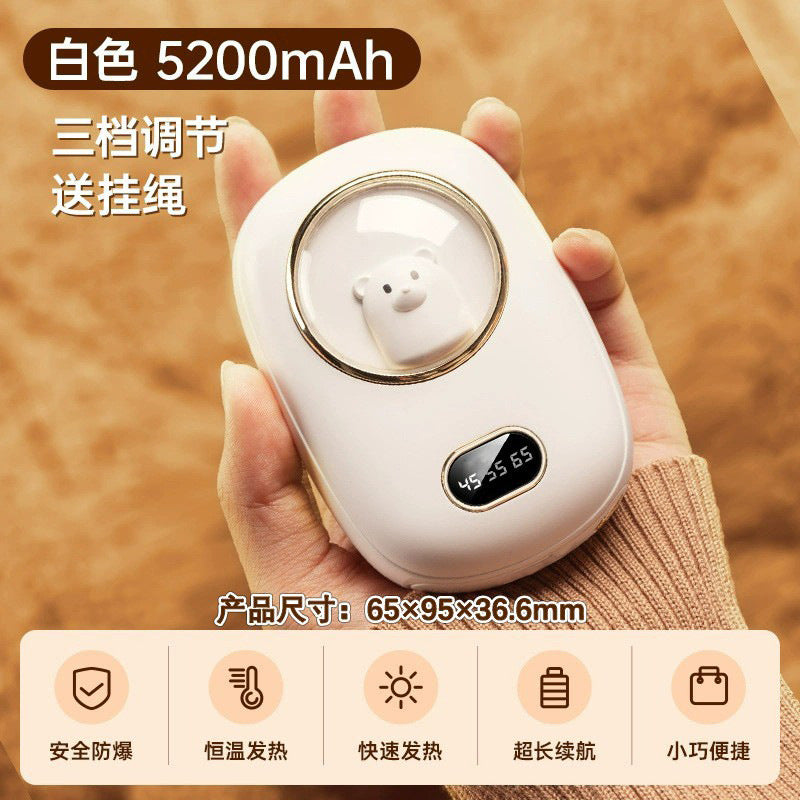 Internet celebrity 2024 new hand warmer mini portable hand warmer artifact usb charging hot hand warmer gift wholesale
