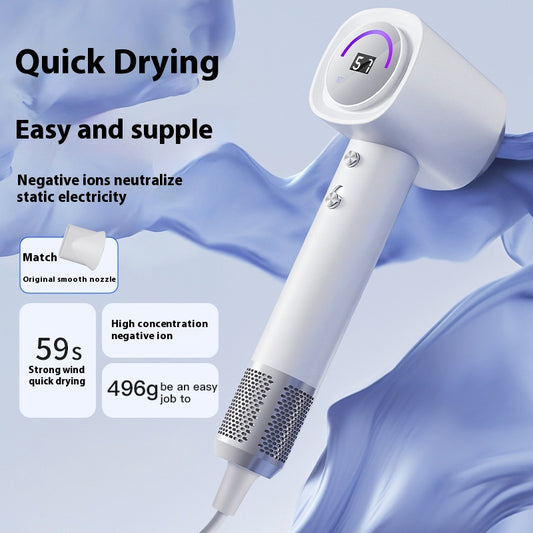 The new hair dryer high-power household negative ion high-speed hair dryer silent constant temperature hair care hair dryer cross-border