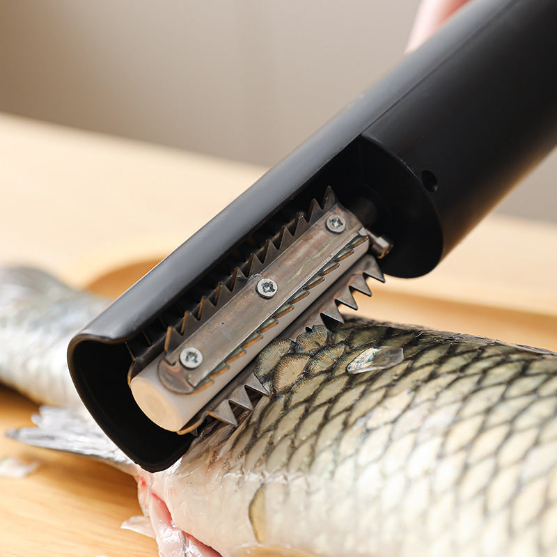 Household Electric Fish Scale Machine – Fast Automatic Fish Scale Remover, Commercial & Home Use Fish Scaler Scraper for Efficient Cleaning