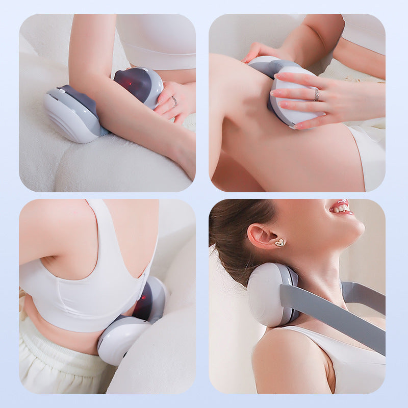 Cervical Neck Massager - Electric Kneading Shoulder Massager with Heat | Bombom