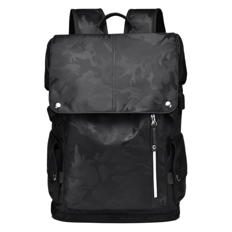 New Backpack Fashion Backpack Men's Business Men's Computer Bag Large Capacity Junior High School Student College Student Schoolbag Men