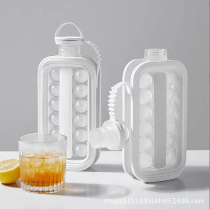 Cross-border folding curling 2-in-1 ice ball curling cube ice ball mold household silicone ice grid ice cube ice cheating cup