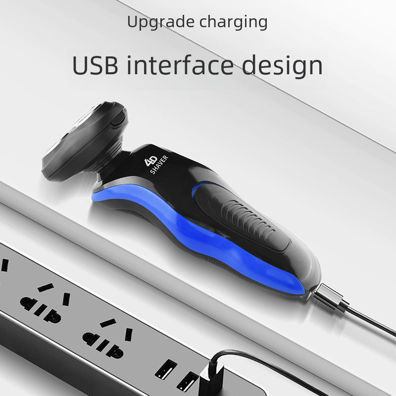 Shuwick Multifunctional Razor, Full Body Wash, Razor, Beard Sharpener, 4-in-1 USB Rechargeable Hair Beard