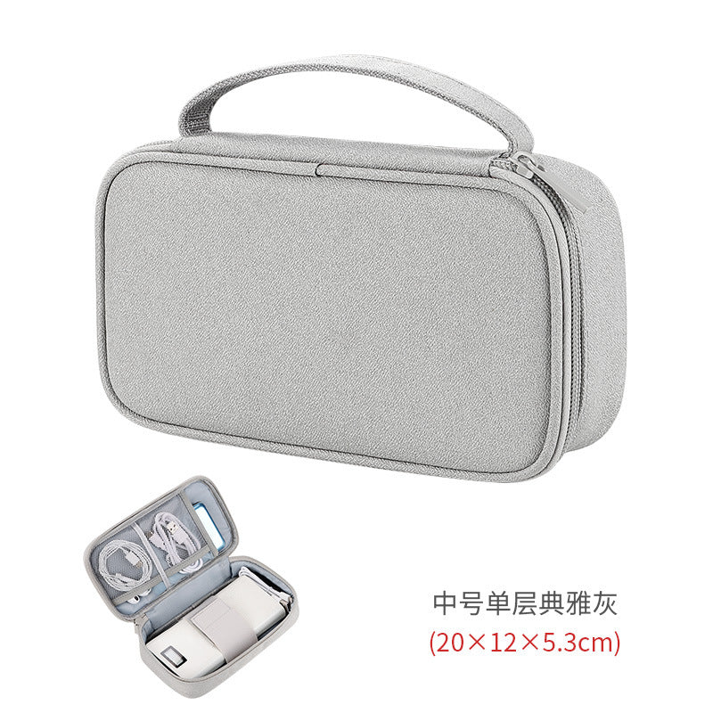 Multi-functional mobile phone digital accessories storage bag, mobile phone bag, U disk power bank, mobile hard disk, data cable storage bag