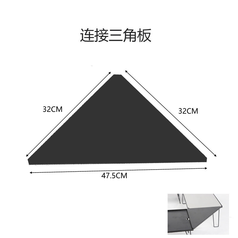 Outdoor camping shelves, net tables, cross-border portable iron folding tables, multi-functional barbecue, multi-layer camping splicing tables