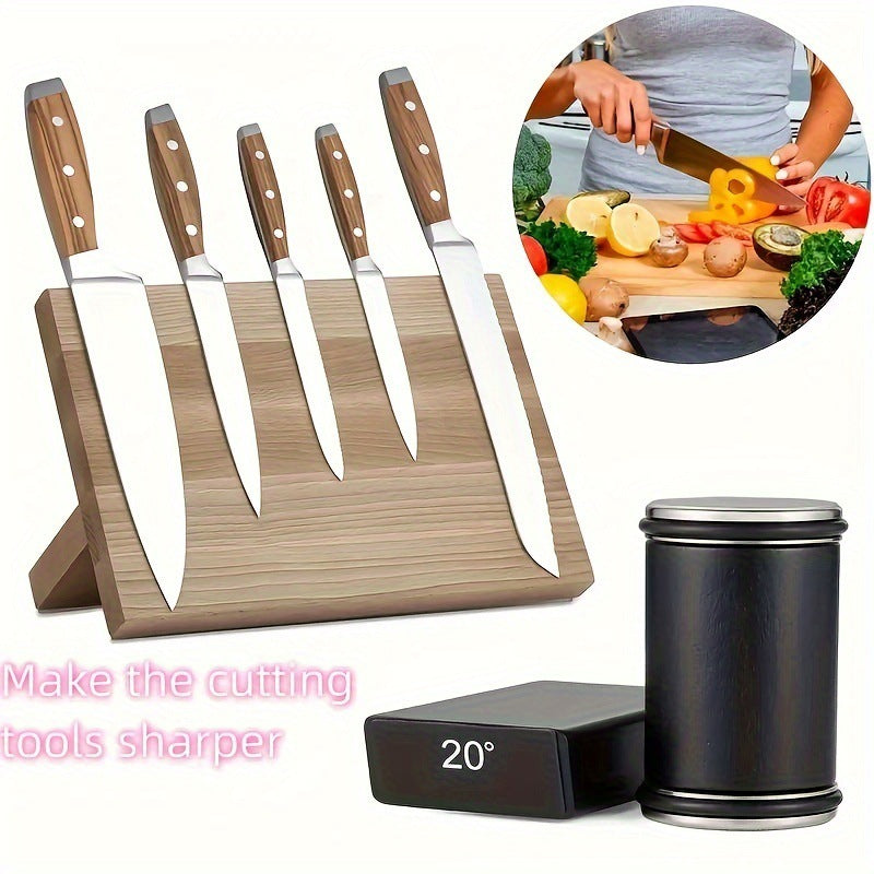 Black roller round angle sharpening aluminium square spacer for easy and fast sharpening professional home sharpener