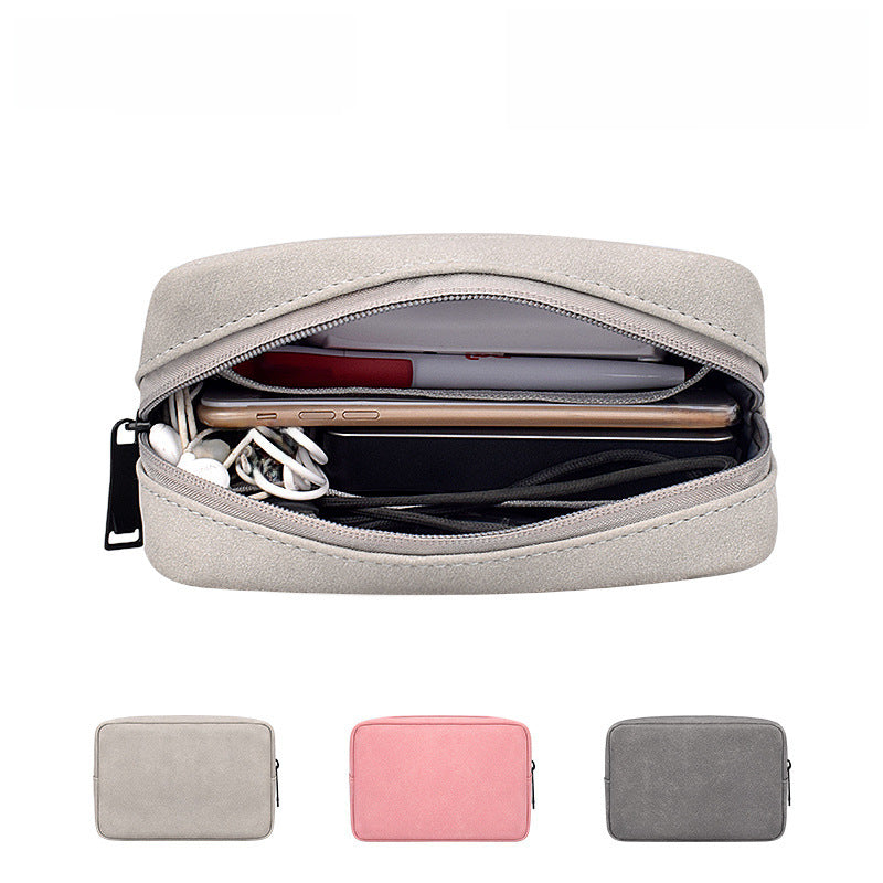 New Simple Series Data Cable, Headphone Charger, Portable Digital Electronic Accessories, Storage Bag, Clutch, Bag