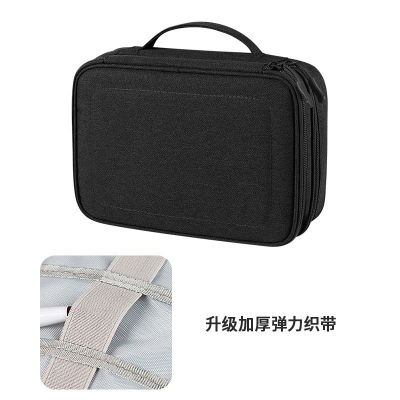 Large-capacity digital accessories storage bag multi-functional waterproof charging data cable earphones U disk excellent shield finishing bag box