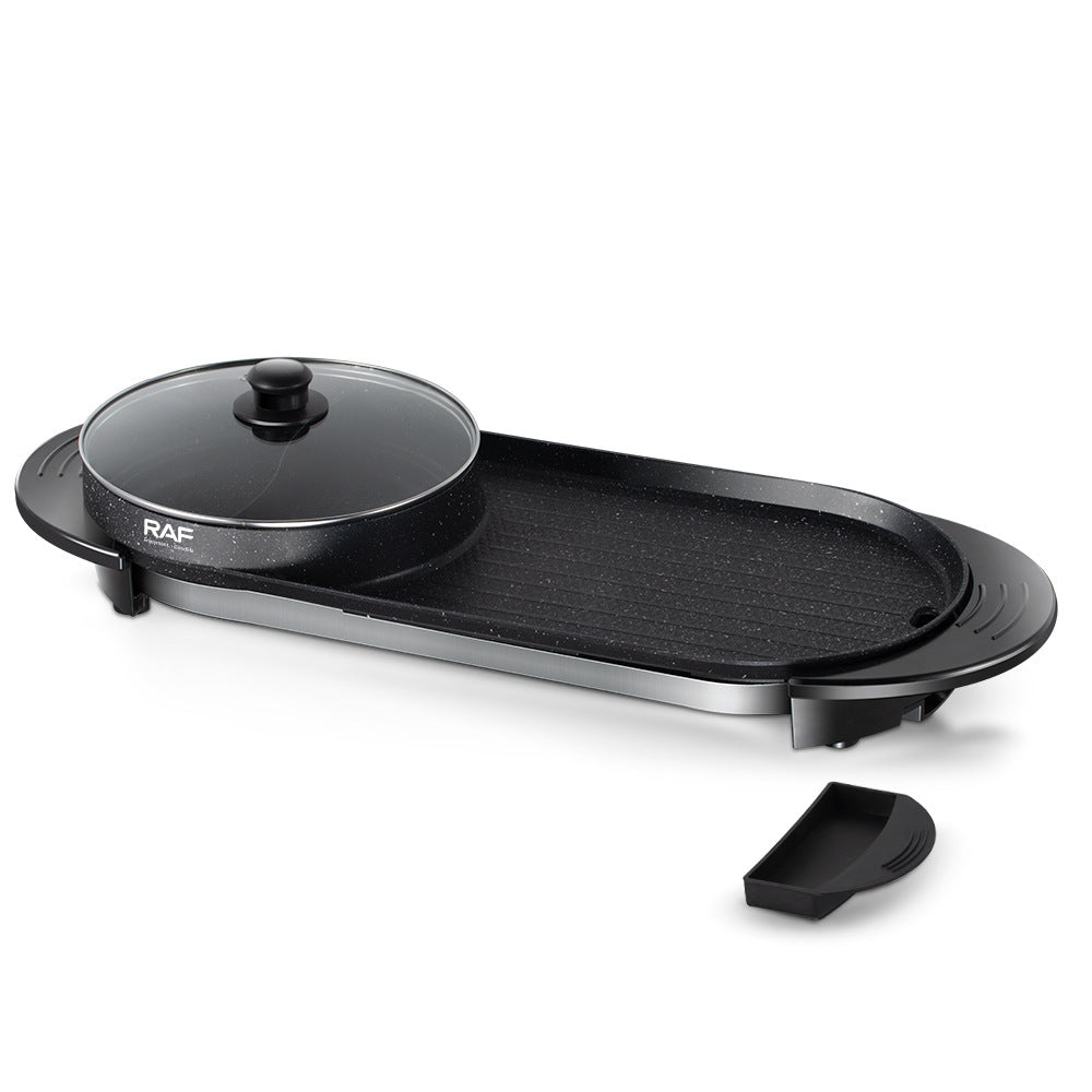 Household electric grill outdoor BBQ barbecue machine Explosive dinner electric grill Multifunctional small household appliance barbecue grill