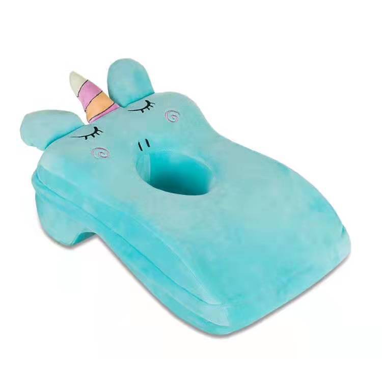 Crystal velvet memory foam slow rebound office nap pillow student classroom nap hole hole pillow memory pillow manufacturers