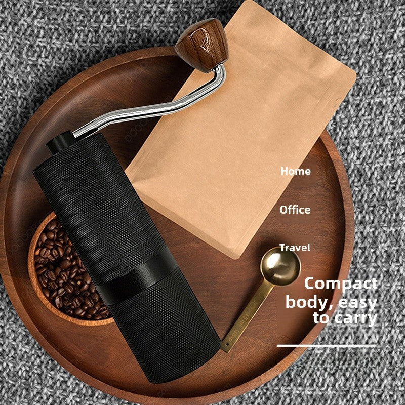 Knurled hand coffee grinder steel grinding core portable Italian grinder 6 stars adjustable thickness hand grinder
