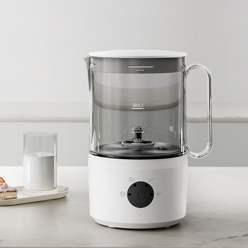 Cross-border Milk Frother's new electric milk frother automatic transparent acrylic milk frother milk froth