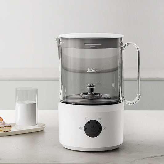 Cross-border Milk Frother's new electric milk frother automatic transparent acrylic milk frother milk froth