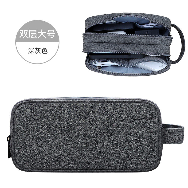 Multi-functional mobile phone digital accessories storage bag, mobile phone bag, U disk power bank, mobile hard disk, data cable storage bag