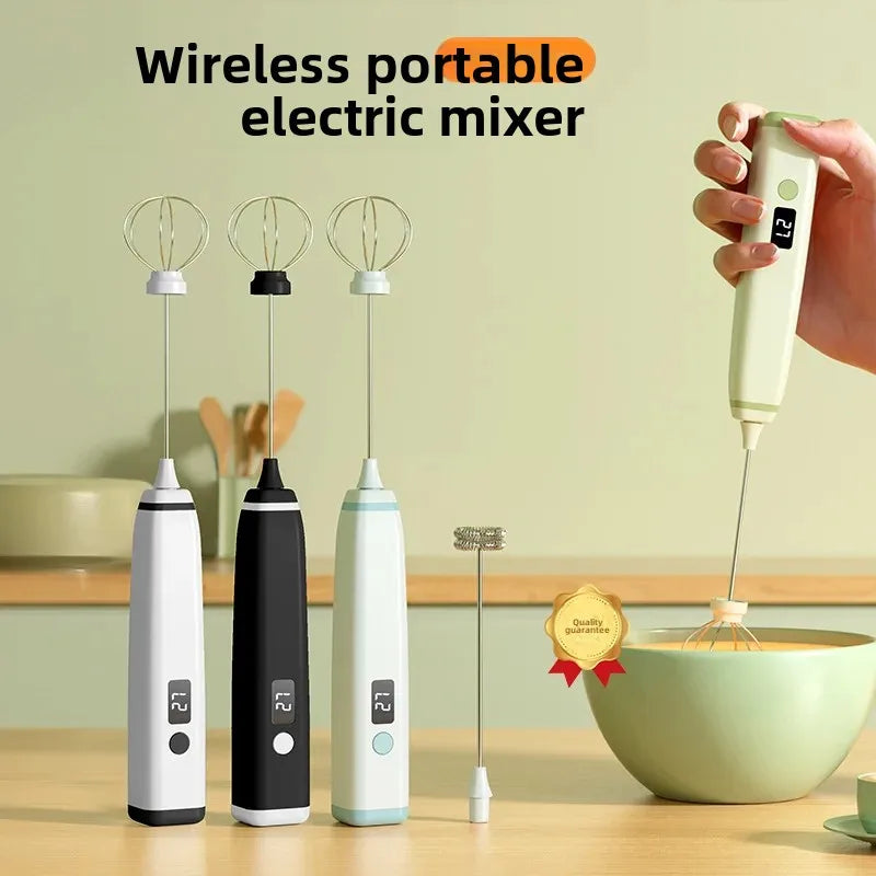 New Milk Frother Home Electric Milk Frother Machine Handheld Whisk, Coffee Wother, Milk Wrea, Milk Whisk