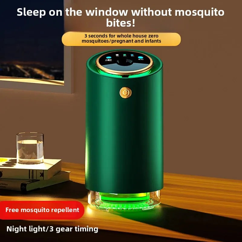 New Mosquito Repellent Lamp Mosquito Repellent Light Night Light 2-in-1 Portable Outdoor Camping Home USB Rechargeable Mosquito Recoiling Liquid