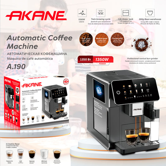 AKANE European cross-border pump pressure steam milk frother machine household small semi-automatic espresso machine