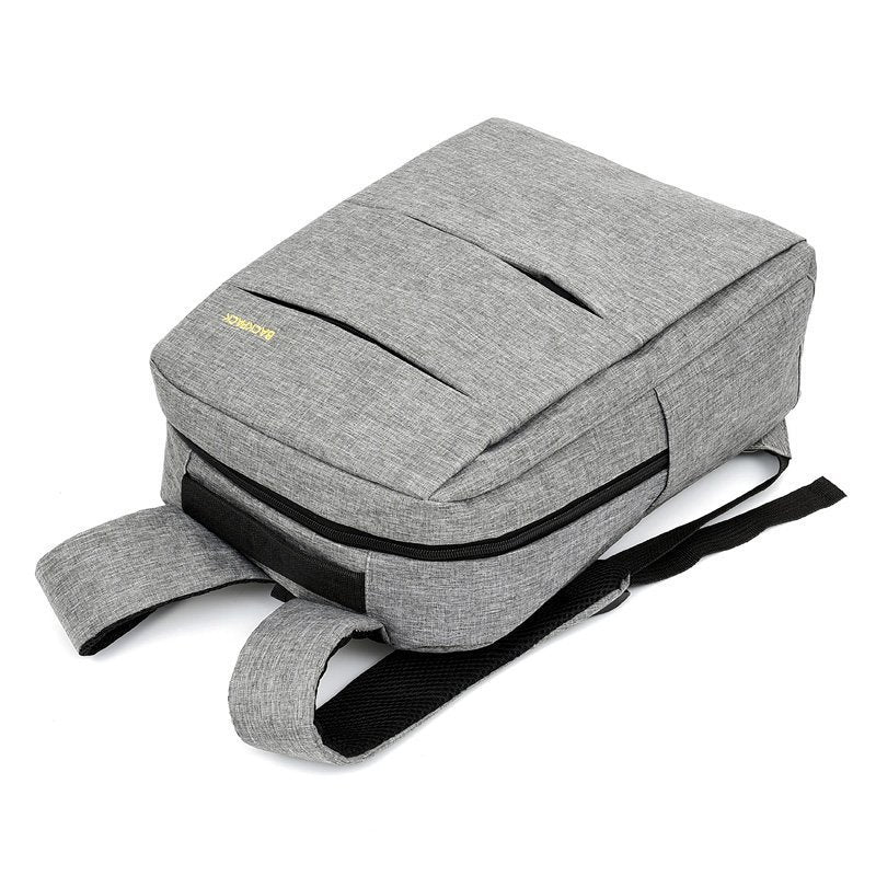 Factory wholesale backpack 2024 men's business casual commuter computer bag three-piece set of middle school students school bag backpack