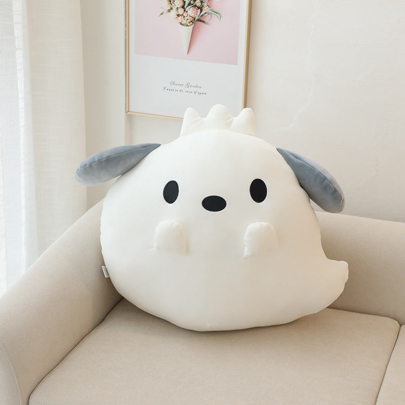 Cartoon soft cute new little devil paca dog pudding dog pillow living room sofa bedroom bed pillow can be wholesale