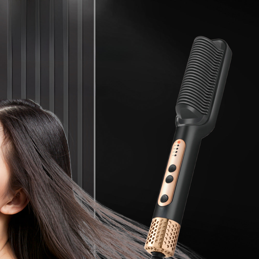 New hair straightening comb, negative ions, no damage to hair, straight hair, curly hair, dual-electric heating curling iron, hair straightener, cross-border home