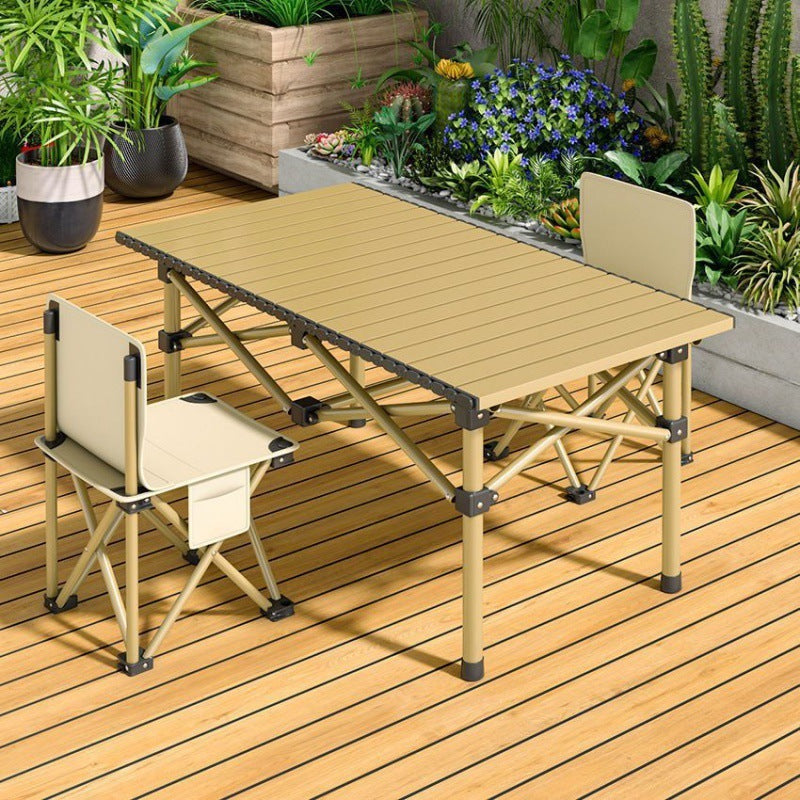Portable Camping Table and Chair Set - Folding Outdoor Furniture with Bag