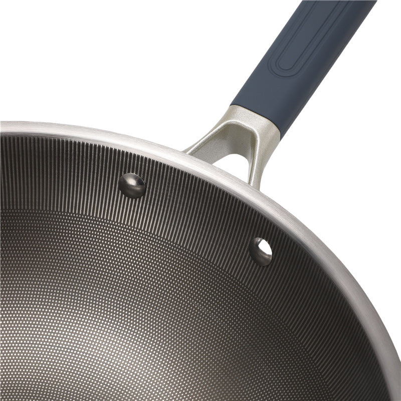 Manufacturer: Titanium shield titanium crystal wok, thickened, full-screen honeycomb, non-coated non-stick pan, pan pan, pan cross-border wholesale