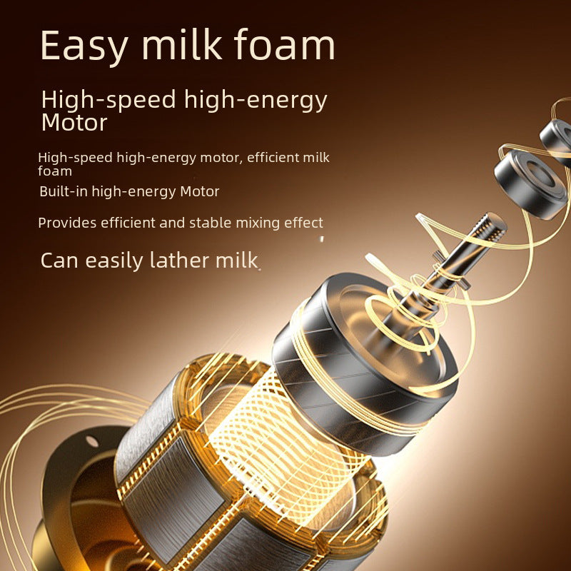 Milk frother, handheld, electric milk whisk, whisk, whother, electric whisk, household small milk frother cross-border