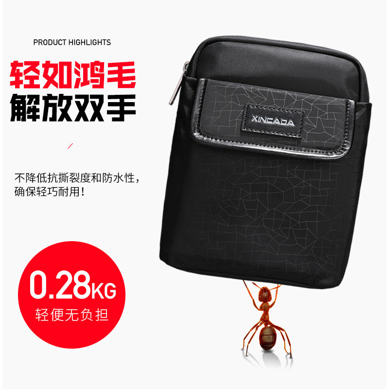 Trendy brand authentic mini mobile phone bag, waterproof outdoor sports crossbody bag, simple and versatile, casual ins-style shoulder bag