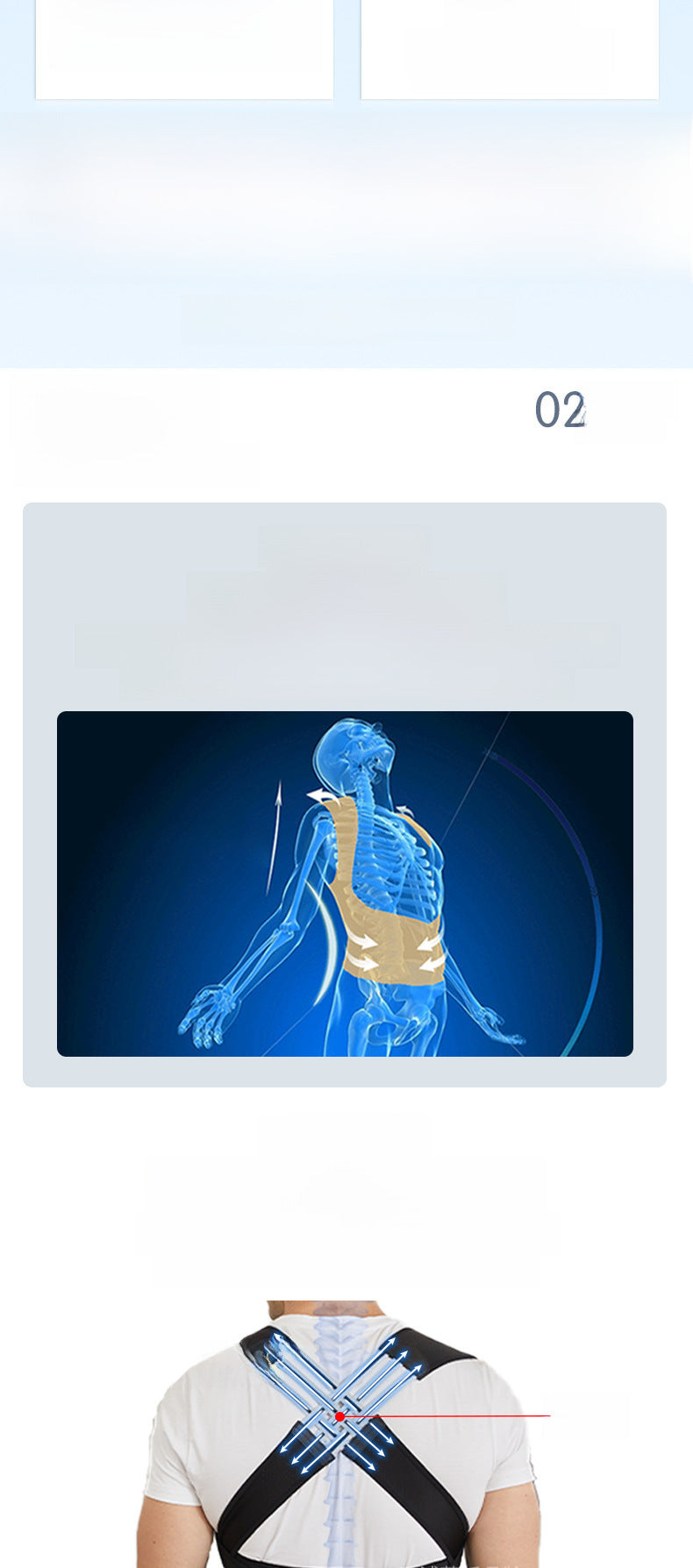 Hot sale adult anti-hunchback correction invisible back correction with hunchback corrector orthosis