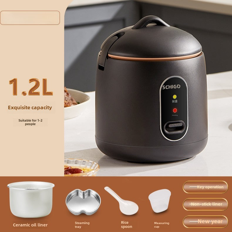 One piece on behalf of Chigo mini rice cooker dormitory low power 1-2 people non-stick liner rice cooker gift delivery