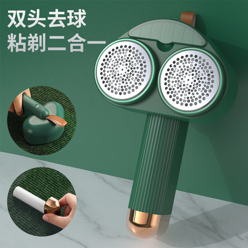 New Double Head Hairball Trimmer Clothes Shaved Ball Electric Sticky Hairball Artifact Hairball Trimmer 2-in-1