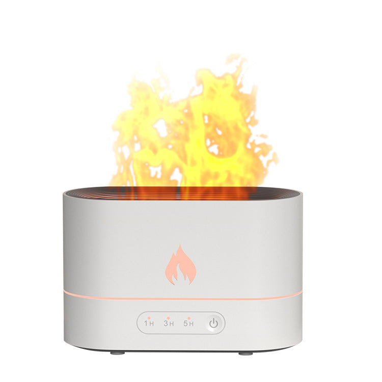 Custom Cross Border Nordic Projection Flame Humidifier Creative Flame Aroma Diffuser Wholesale Humidifier Large Capacity Home
